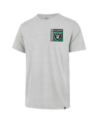 Men's Gray Las Vegas Raiders Chrome Plate Franklin T-Shirt