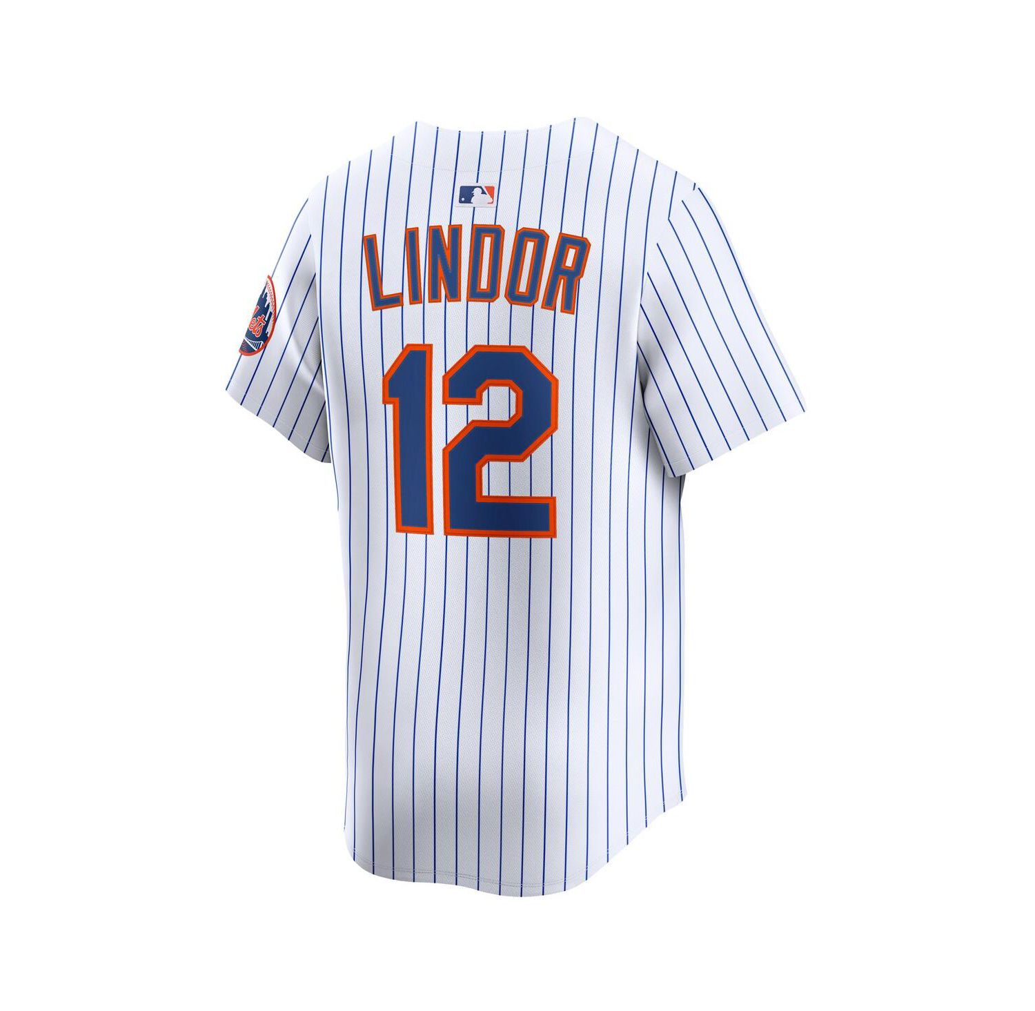 Men's Francisco Lindor White New York Mets Home Limited Jersey