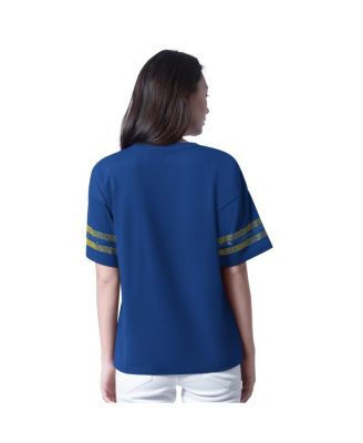 Women's Royal Kyle Larson Fan Catch T-Shirt