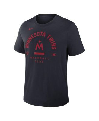 Men's Navy Minnesota Twins Authentic Collection Early&nbsp;Work Tri-Blend Dri-FIT T-Shirt
