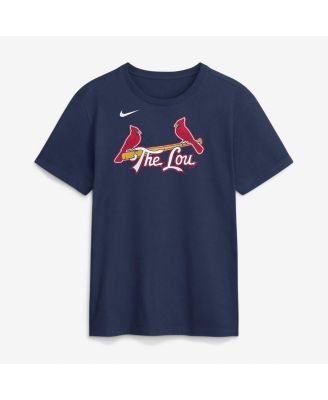 Men's Navy St. Louis Cardinals City Connect Large Logo T-Shirt