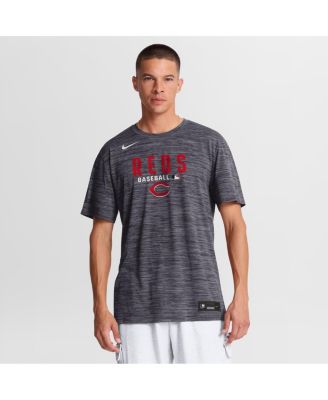 Men's Black Cincinnati Reds Authentic Collection Velocity Dri-FIT T-Shirt