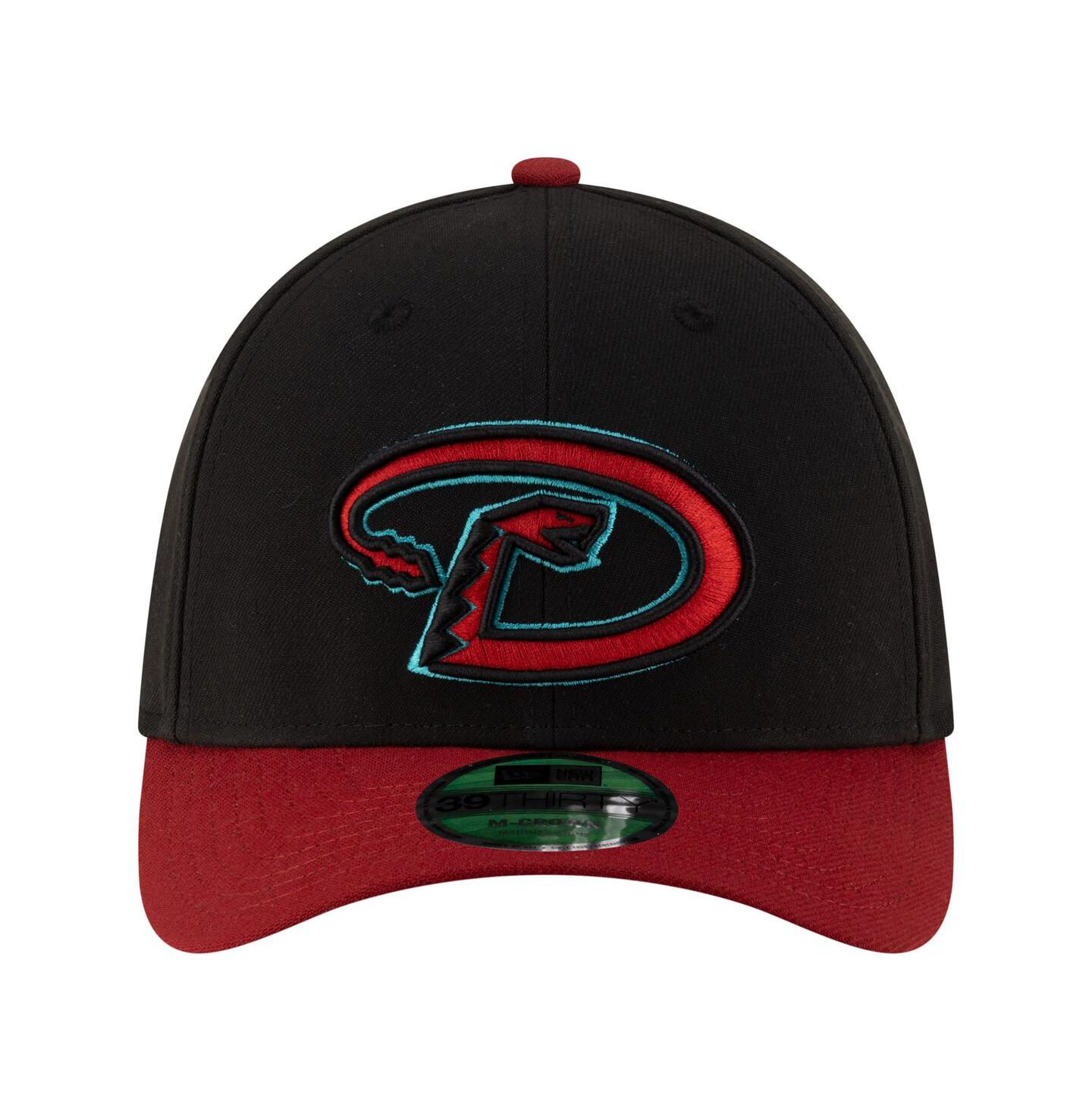 Мужская кепка New Era Black Arizona Diamondbacks Player Replica 39THIRTY M-Crown Flex Hat — фото 2