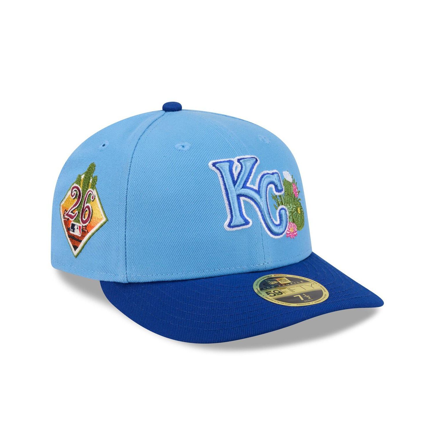 Men's Light Blue/Royal Kansas City Royals 2026 Spring Training Low Profile 59FIFTY Fitted Hat
