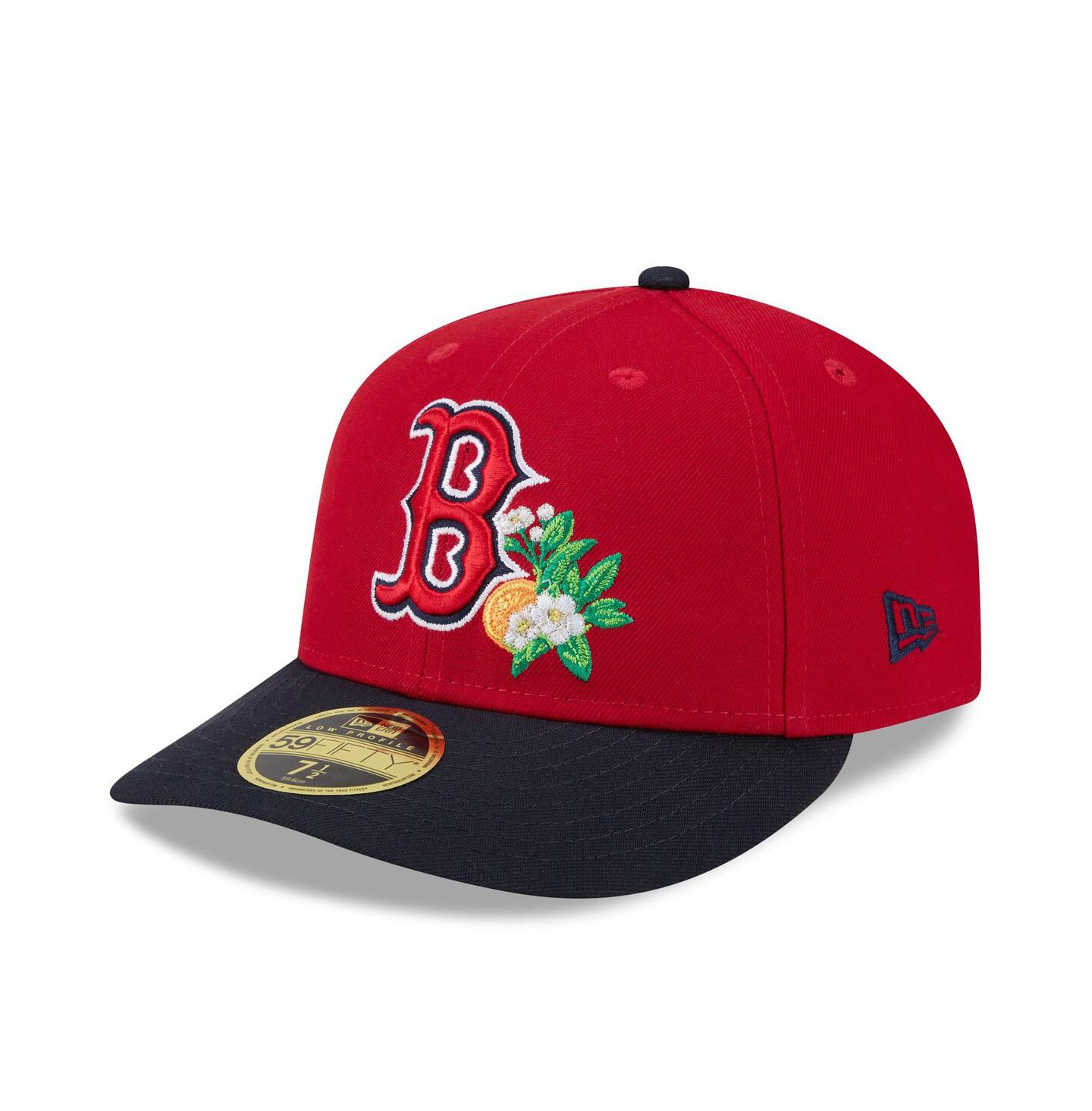 Мужская кепка New Era Red/Navy Boston Red Sox 2026 Spring Training Low Profile 59FIFTY Fitted Hat — фото 3
