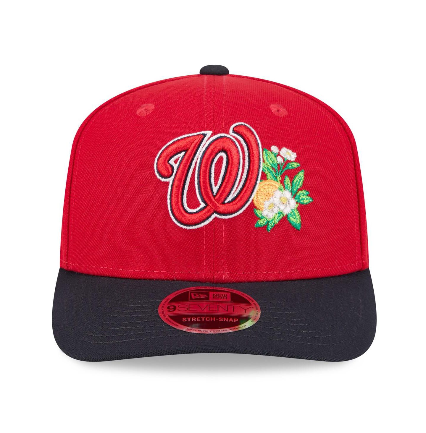 Мужская кепка New Era Red/Navy Washington Nationals 2026 Spring Training 9SEVENTY Adjustable Hat — фото 2