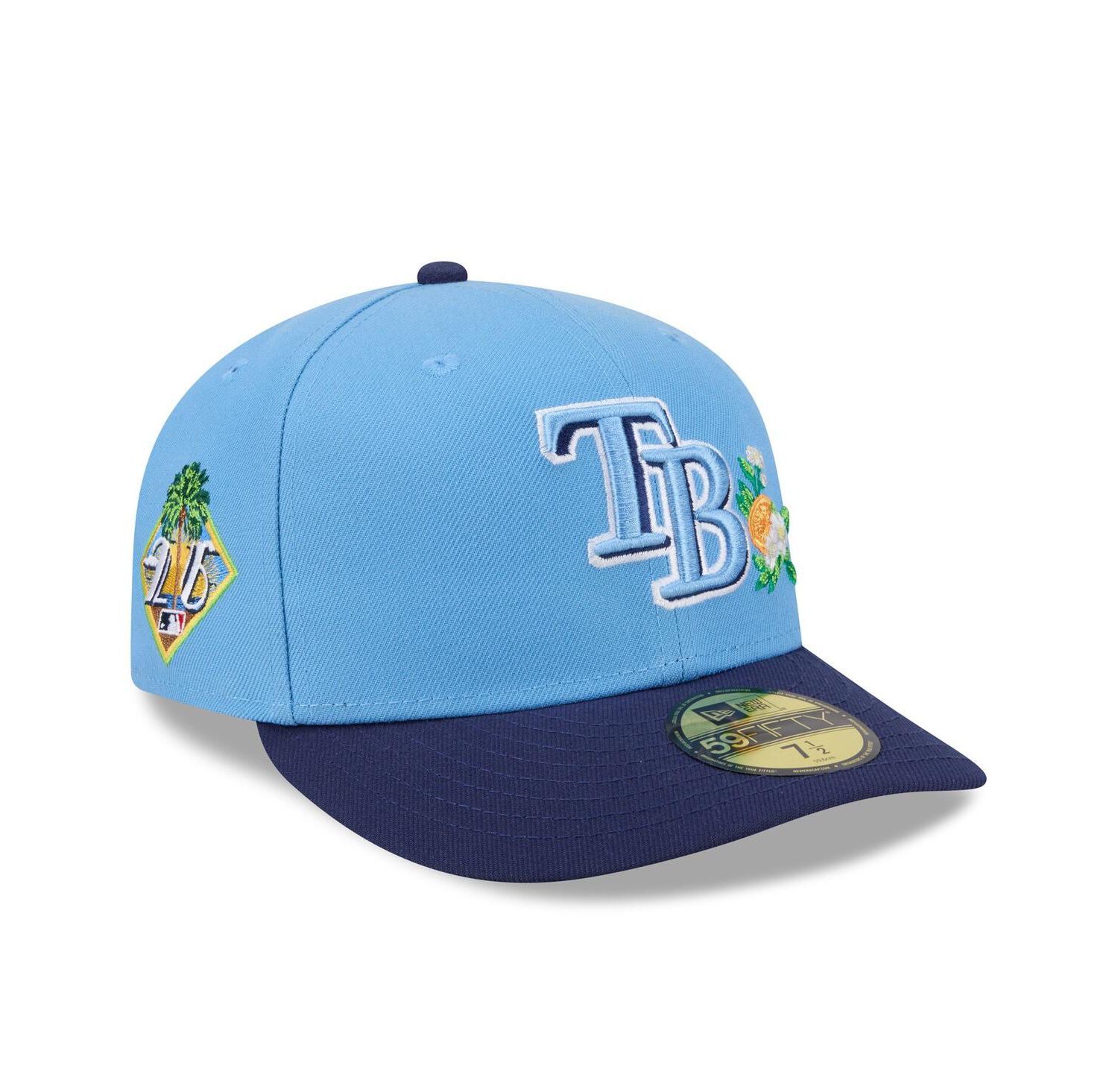 Men's Light Blue/Navy Tampa Bay Rays 2026 Spring Training 59FIFTY Fitted Hat