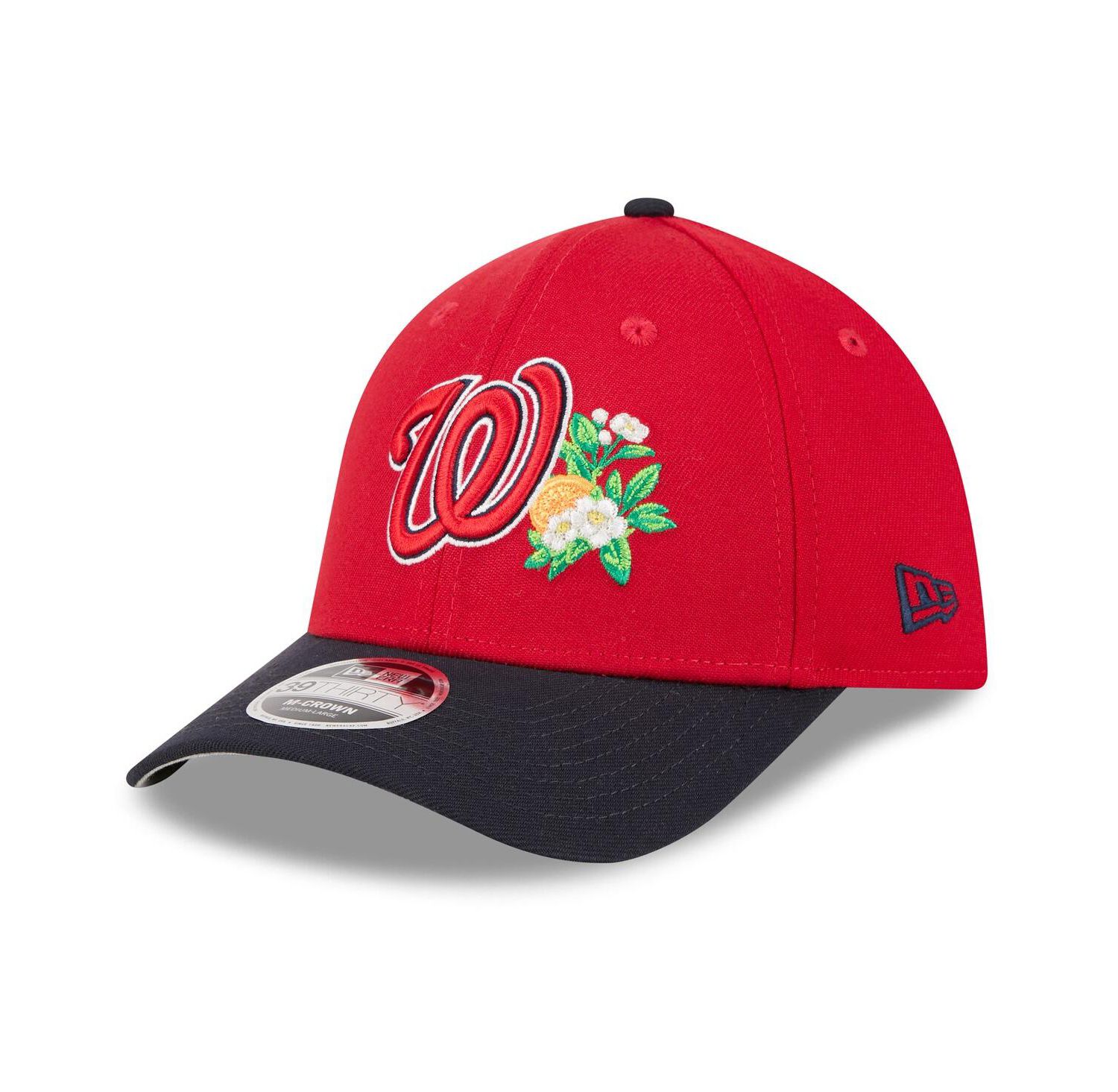 Men's Red/Navy Washington Nationals 2026 Spring Training M-Crown 39THIRTY Flex Hat