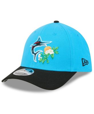 Men's Blue/Black Miami Marlins 2026 Spring Training M-Crown 39THIRTY Flex Hat