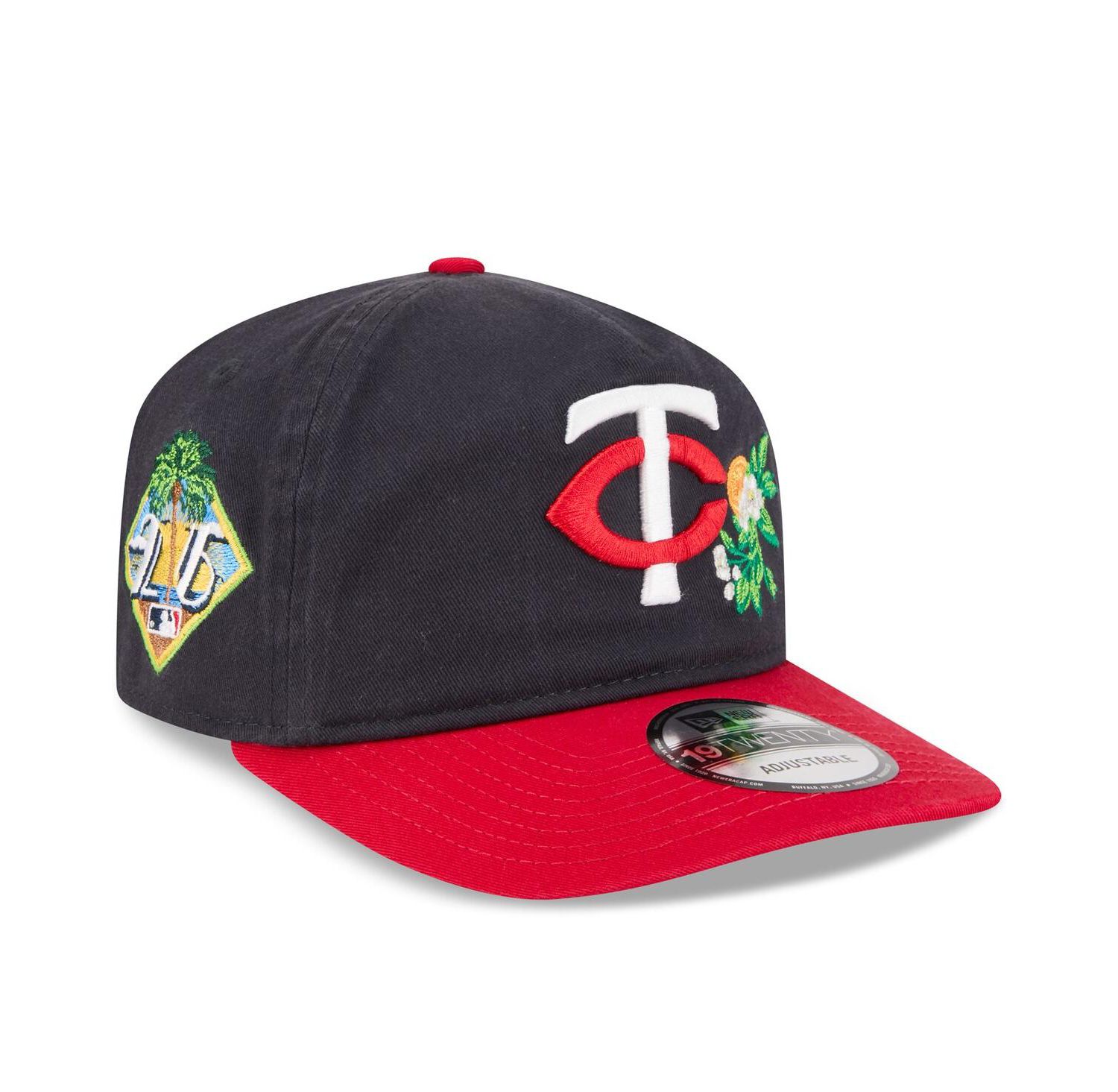 Men's Navy/Red Minnesota Twins 2026 Spring Training 19TWENTY Adjustable Hat