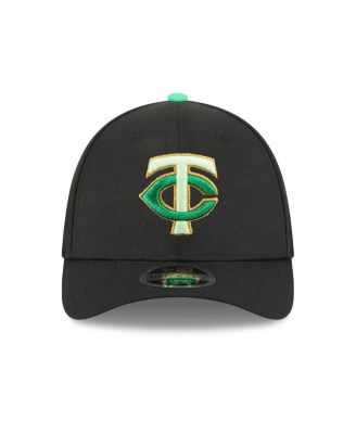 Men's Black Minnesota Twins 2026 St. Patrick's Day 39THIRTY Flex Hat