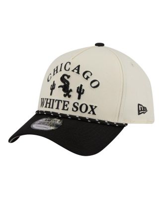 Men's Cream Chicago White Sox 2026 Spring Training Fan Pack Rope A-Frame 9FORTY Adjustable Hat
