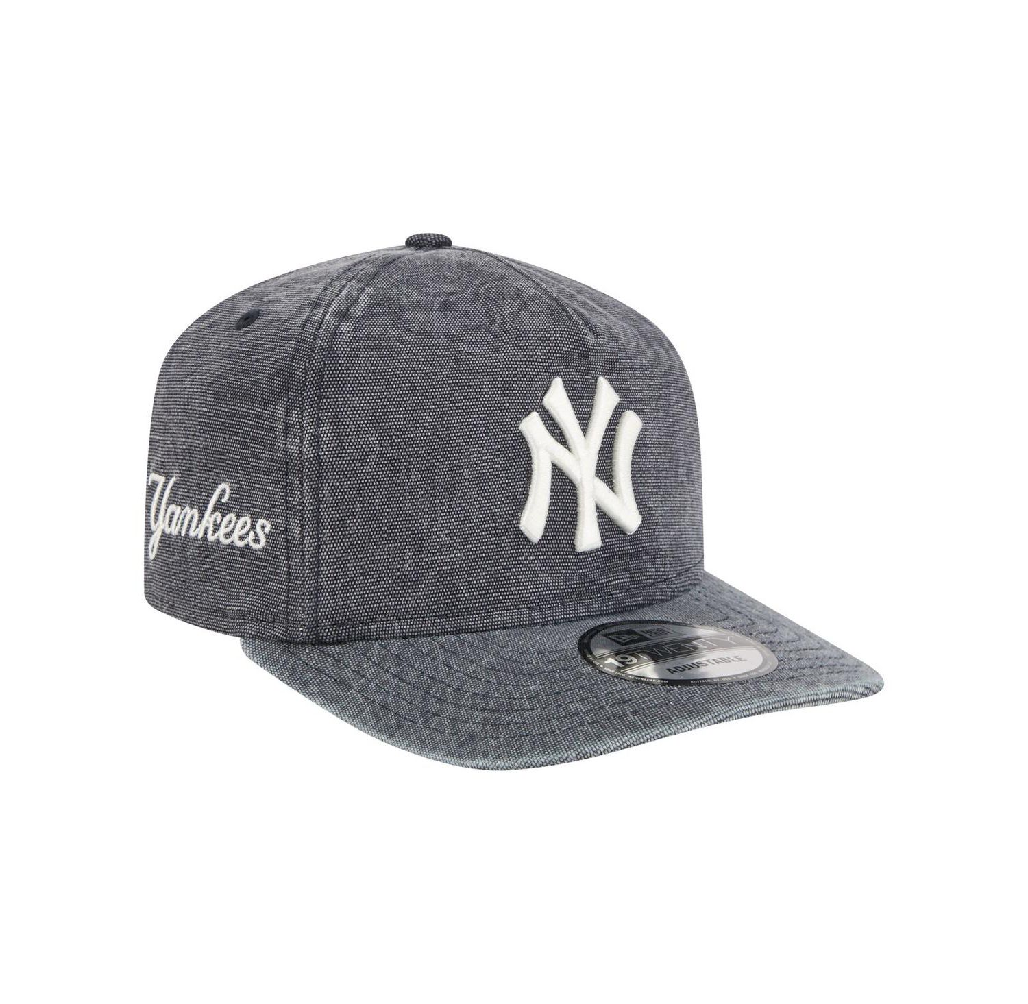 Men's Navy Heather New York Yankees Denim Classic 19TWENTY Adjustable Hat