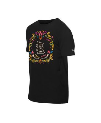 Men's Black St. Louis Cardinals Día de los Muertos T-Shirt