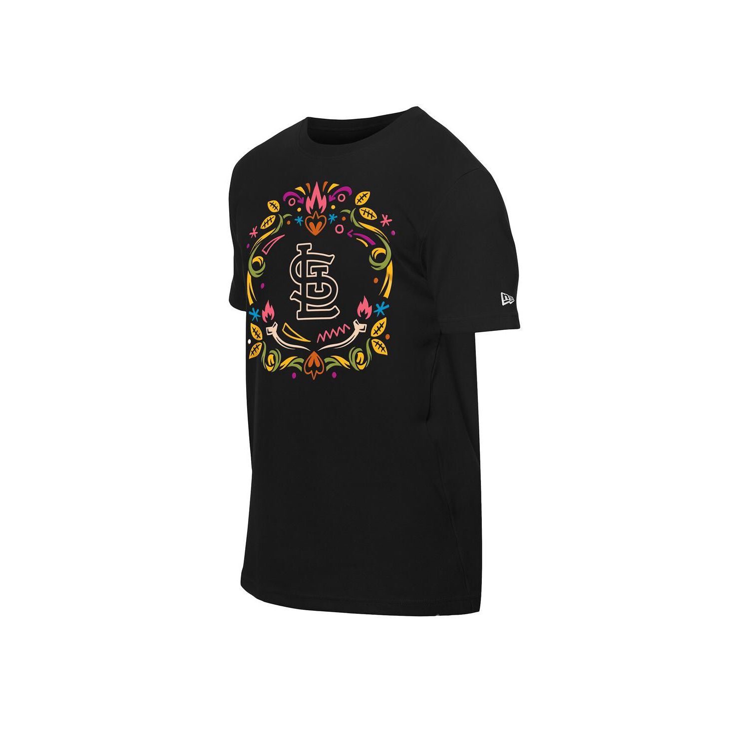 Men's Black St. Louis Cardinals Día de los Muertos T-Shirt