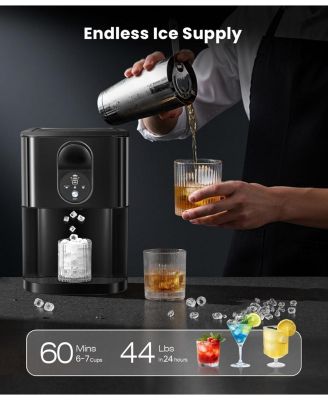 Countertop Nugget Ice Maker with Dispenser, 44 lbs. Daily Capacity