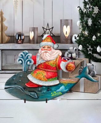 Whale Tail Free Standing Garden Decor