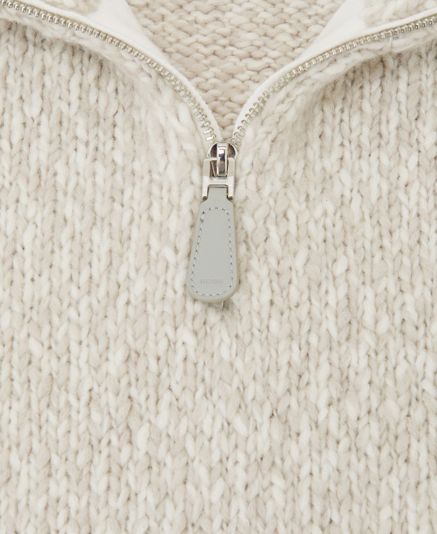 Men's Seb Marled Half-Zip Knitted Jumper with Wool
