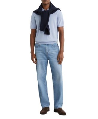 Men's Merino Wool Short-Sleeve Polo Shirt