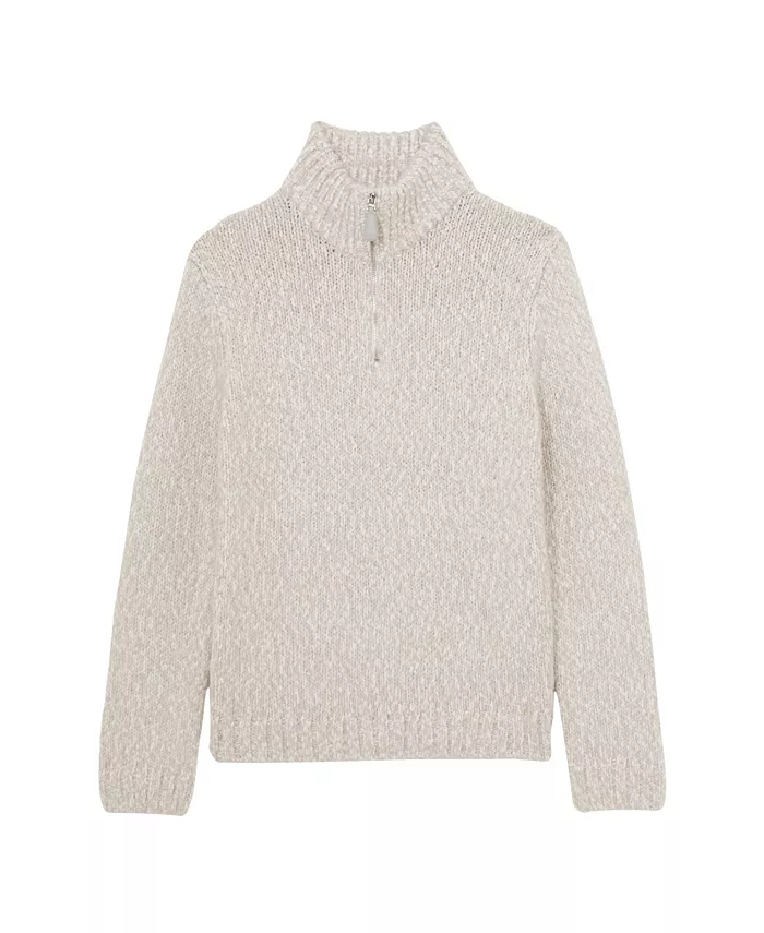 Men's Seb Marled Half-Zip Knitted Jumper with Wool - thumbnail 5