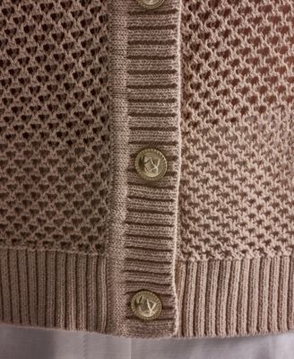 Women's Short-Sleeve Button-Front Collared Polo Top