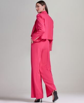 Women's Belted Wide-Leg Pants