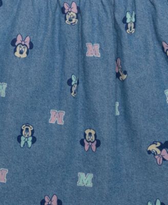 Girls' 2T-6X Minnie Mouse Stripe T-Shirt and Skirt, 2-Piece Set