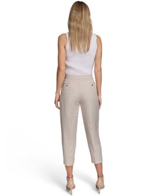 Petite Mid-Rise Ankle Pants