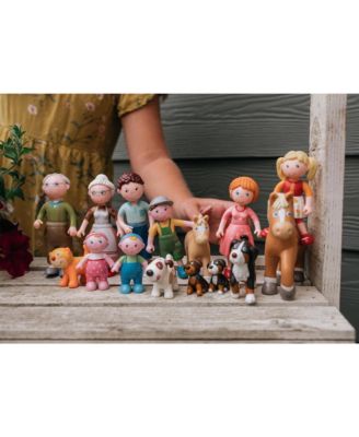 Little Friends Mom Katrin - 4.5" Dollhouse Toy Doll Figure