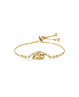 Limitless Graduation Cap Adjustable Pave Bracelet