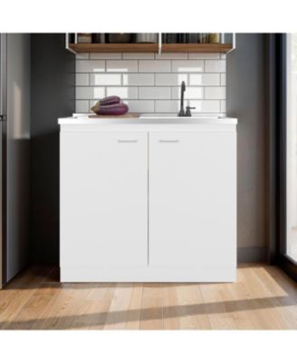 Extremo Kitchen Storage Cabinet with 2 Doors and 3 Shelves.