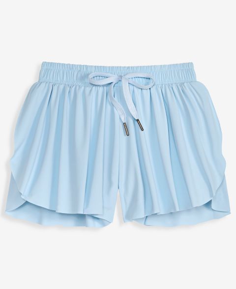 Шорты With Jules Solid Butterfly Athletic Shorts для девочек, цвет: Синий