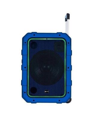MPA-2400 240W Rechargeable Weather-Resistant Bluetooth Trolley Speaker, Blue