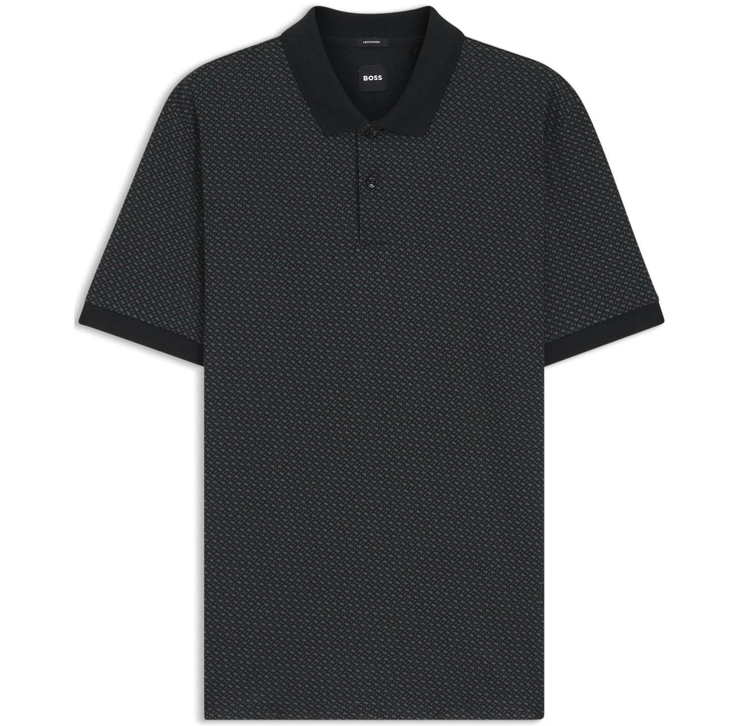 Men's Mercerized-Cotton Monogram Polo Shirt
