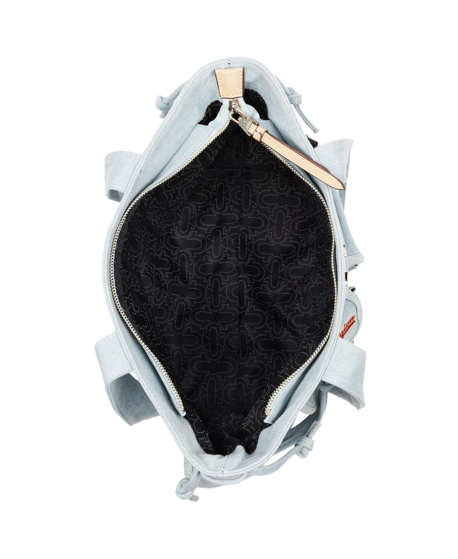 Multi-Patch Denim Tote