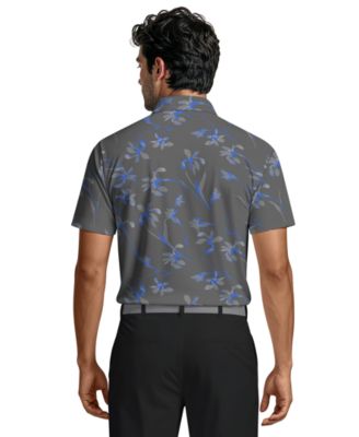 Men's Energized Floral Print Golf Polo Shirt