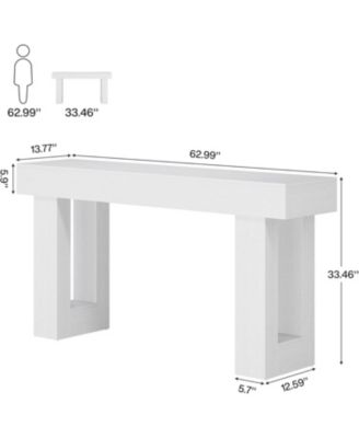 63-Inch Long Console Table