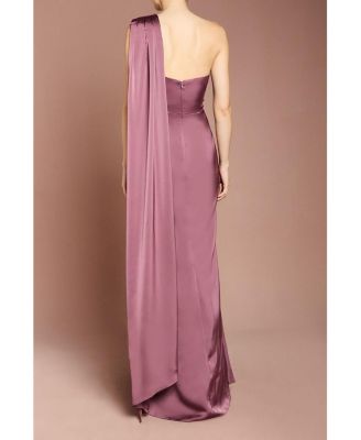 Women's One Shoulder Maxi Dress