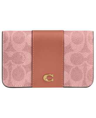 Essential Mini Signature Canvas Slim Card Case 