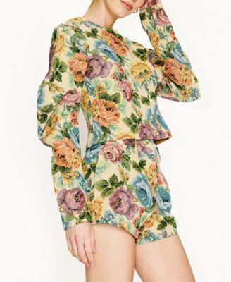 Women's Cambria Floral Zipper-Front Jacket