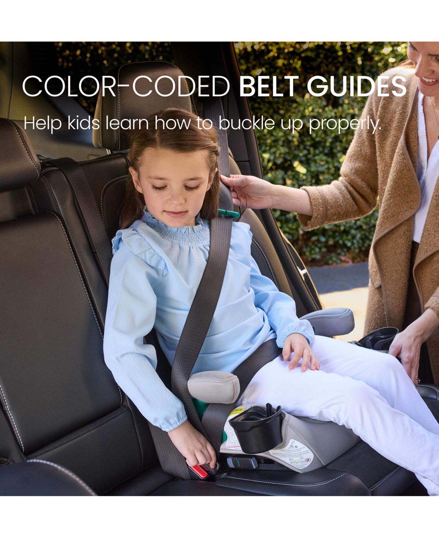 Little and Big Boys' and Girls' UpNGo Click Backless Booster Seat