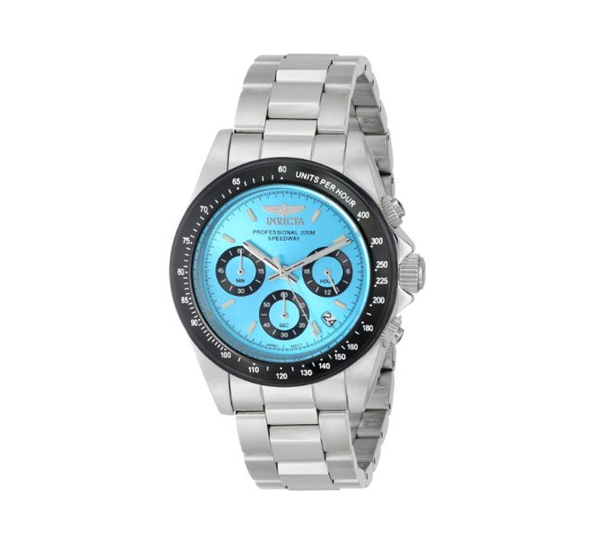 Invicta Men's 15589 Speedway Quartz Chronograph Light Blue Dial Watch