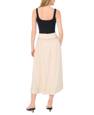 Women's Trapunto Toke Midi Skirt