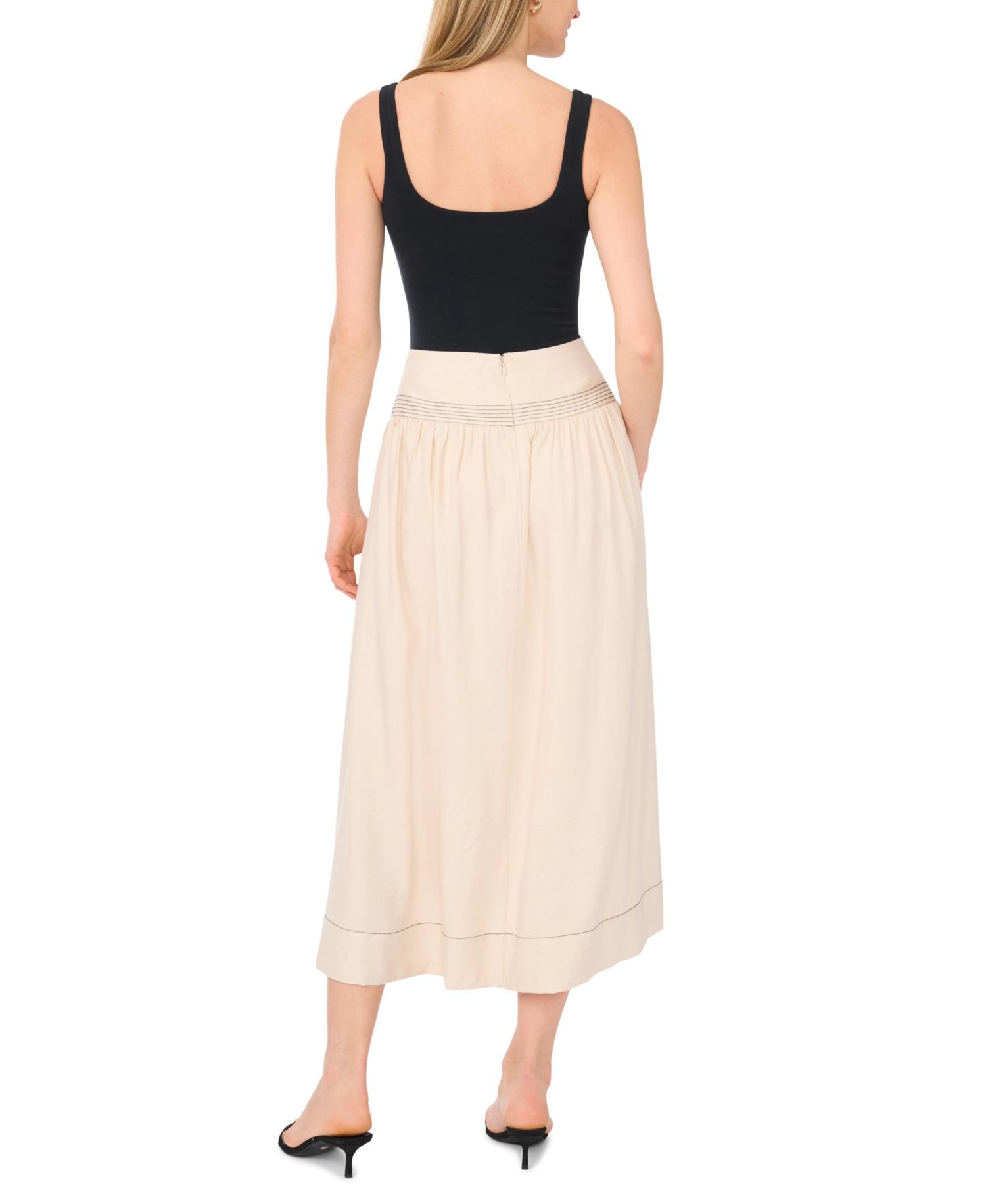 Women's Trapunto Toke Midi Skirt