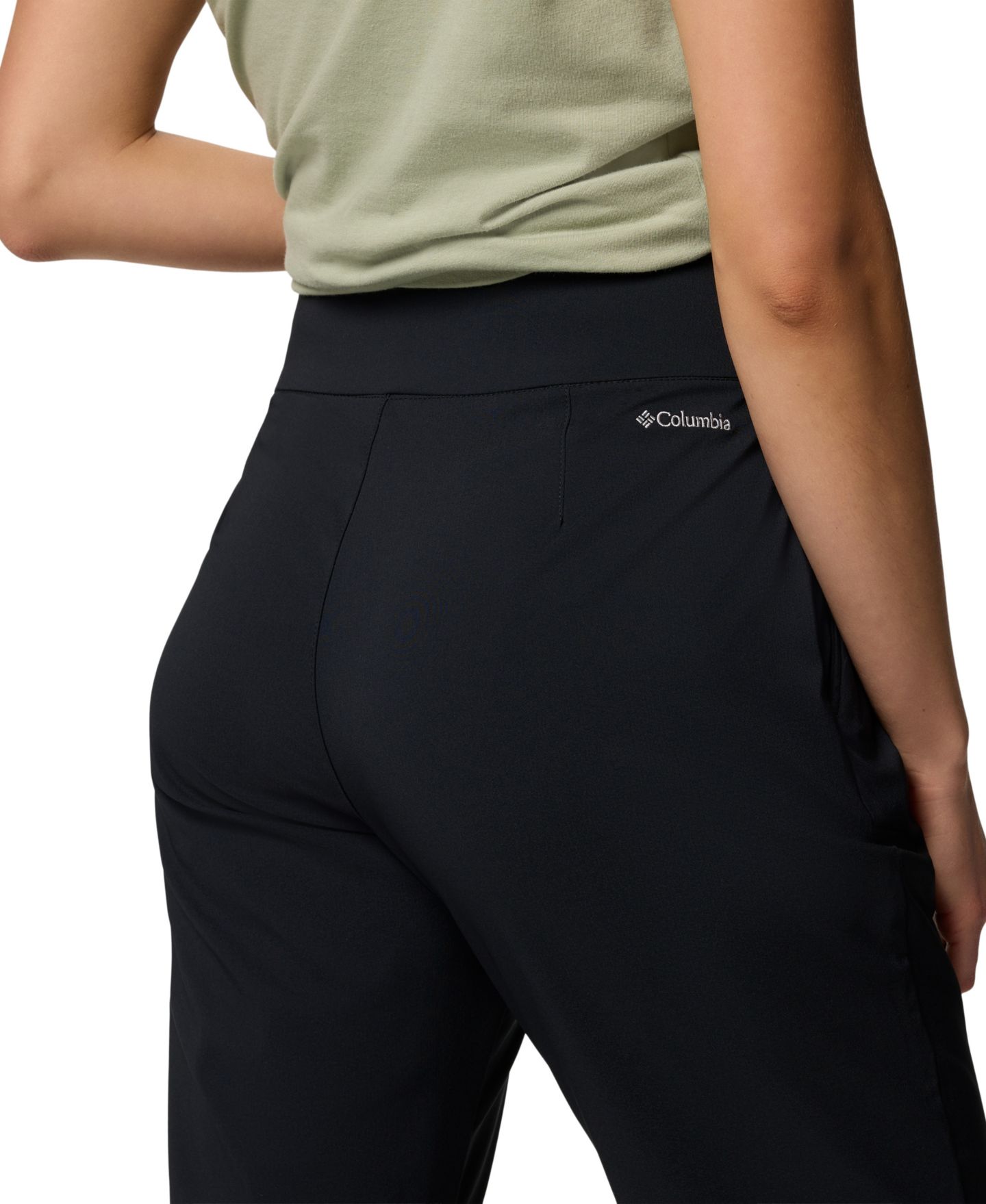 Женские брюки Columbia All Seasons Regular-Fit Capri, цвет: Чёрный — фото 6