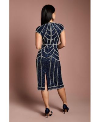 Women's Embellished Midi Dress