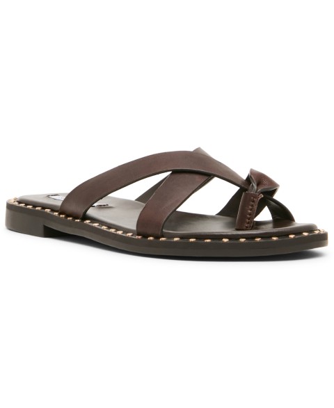 Женские Steve Madden Women's Brutus Studded Slip-On Slide Sandals