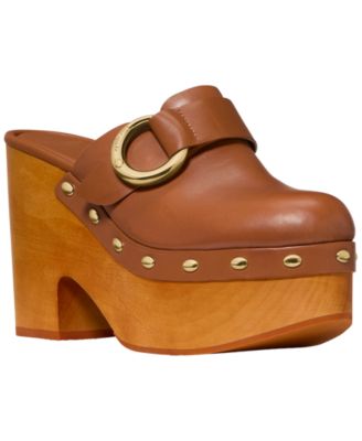 Women's Halo Platform Clog Mules