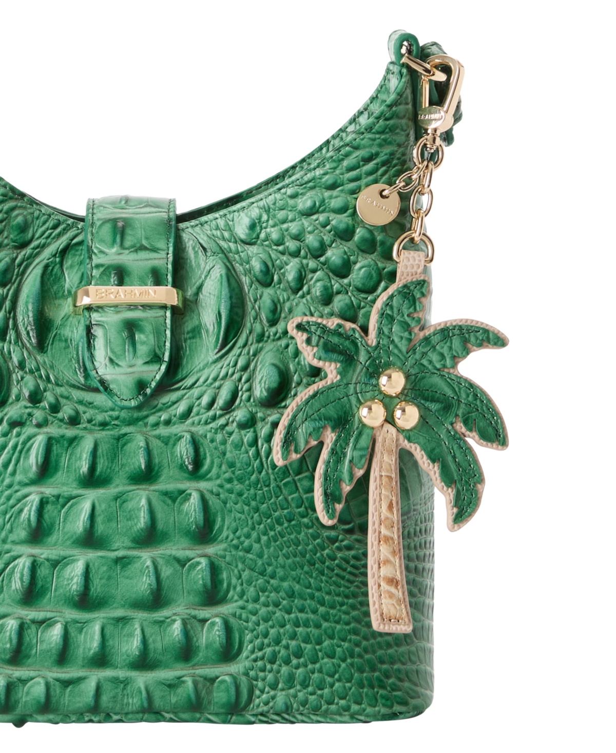 Brahmin Palm Tree Hang Off Handbag Charm