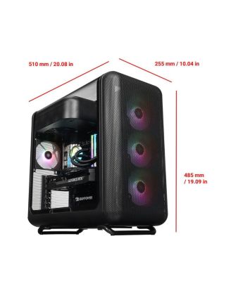 X50BA7N57T01 Liquid Cooled Gaming Desktop Computer, AMD Ryzen 7 9800X3D 4.7GHz, 32GB RAM, 2TB SSD, NVIDIA GeForce RTX 5070 Ti 16GB, Windows